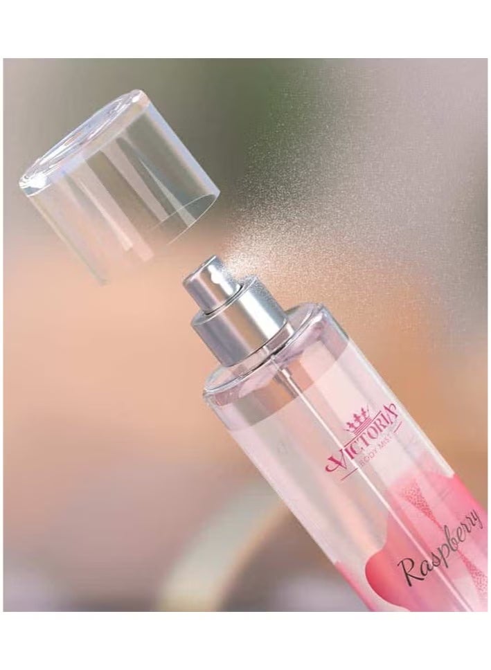 Victoria Body Mist Raspberry 250ml – Body Mist for Women and Men - Image 3